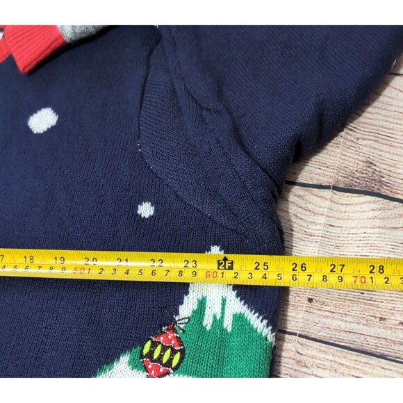 Jolly Sweaters Ugly Christmas Sweater Unisex XXL Santa in Hunting Vest Funny - Picture 7 of 16